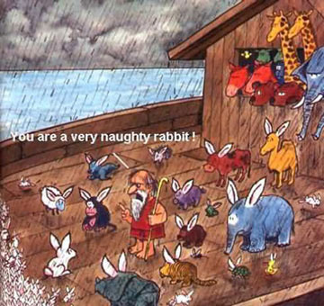 all the animals have rabbits ears